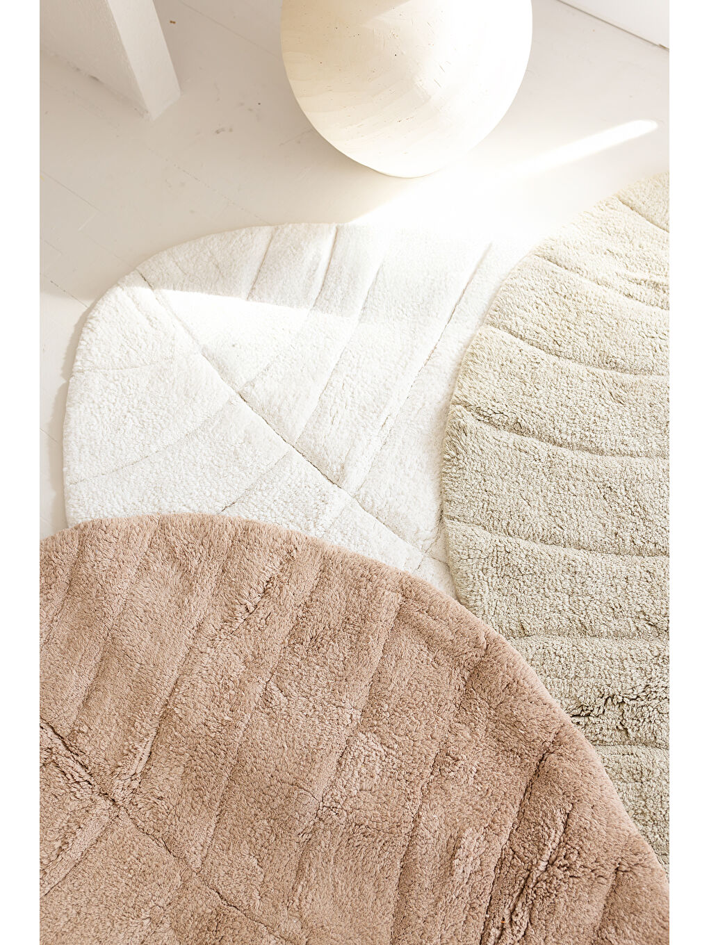 Yeşil Tropic Tekli Banyo Paspası %100 Pamuk 70x110 Mint-1