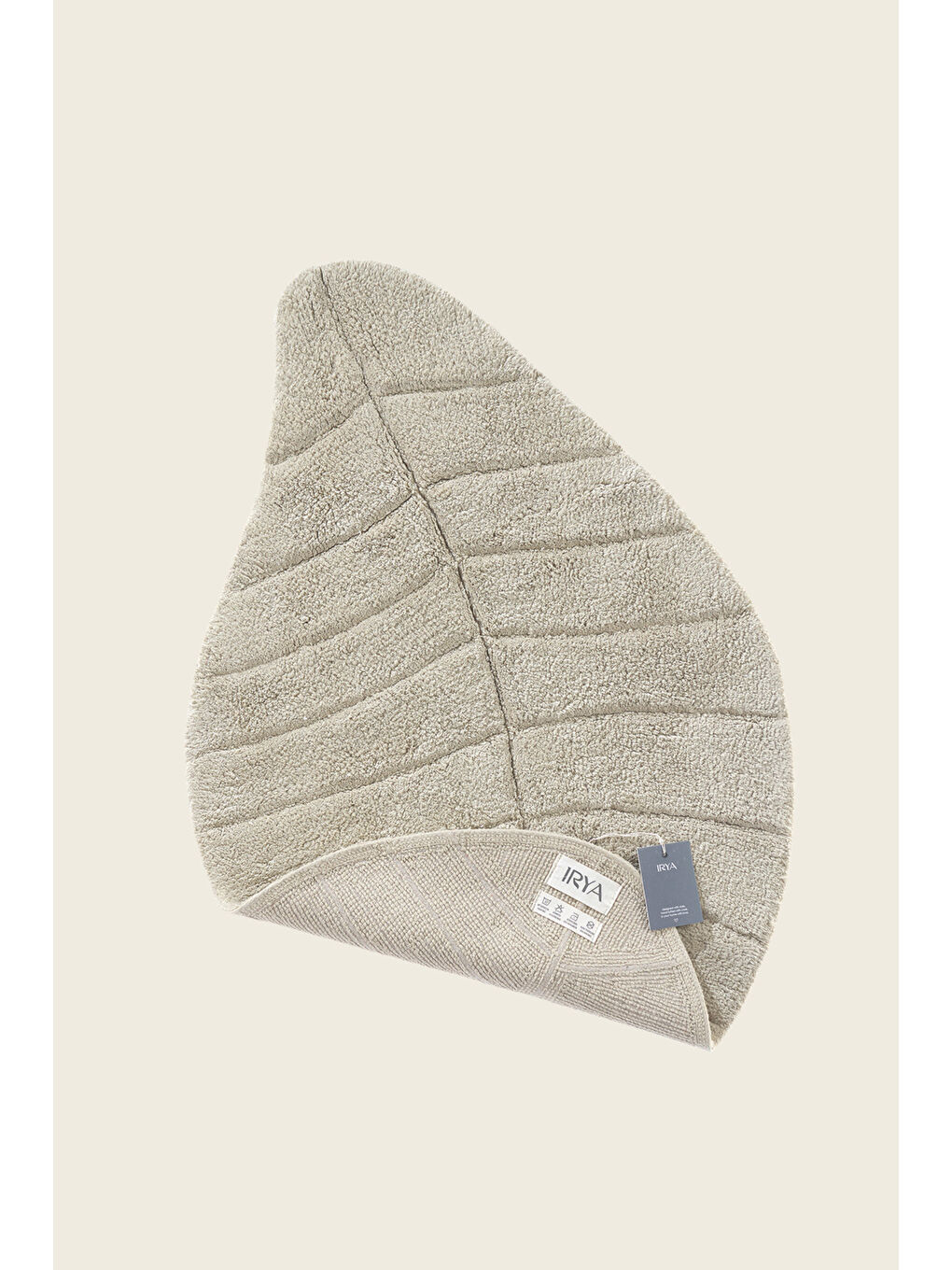 Yeşil Tropic Tekli Banyo Paspası %100 Pamuk 70x110 Mint-2