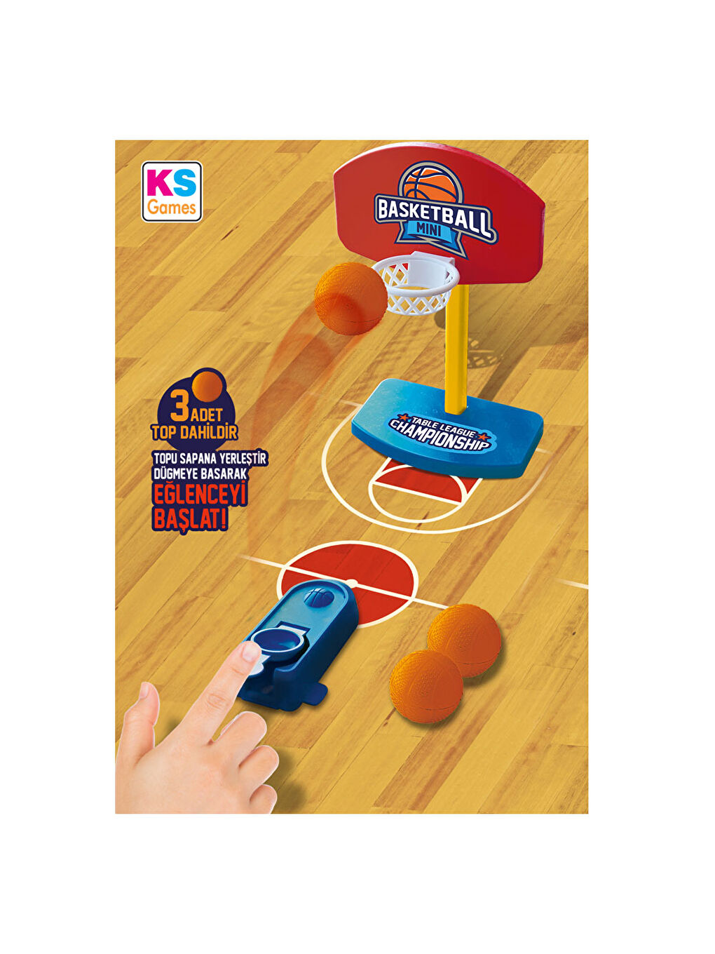 KS GAMES Kutulu Mini Basketbol Oyunu Beceri Oyunu 25903 - 1