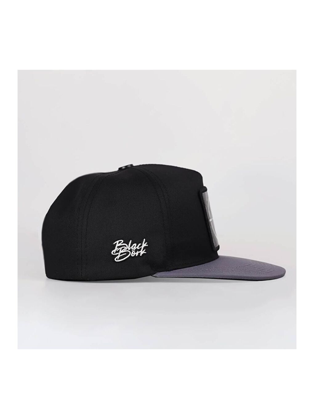 Kamuflaj Logolu Gri-Siyah Hip Hop Şapka-2