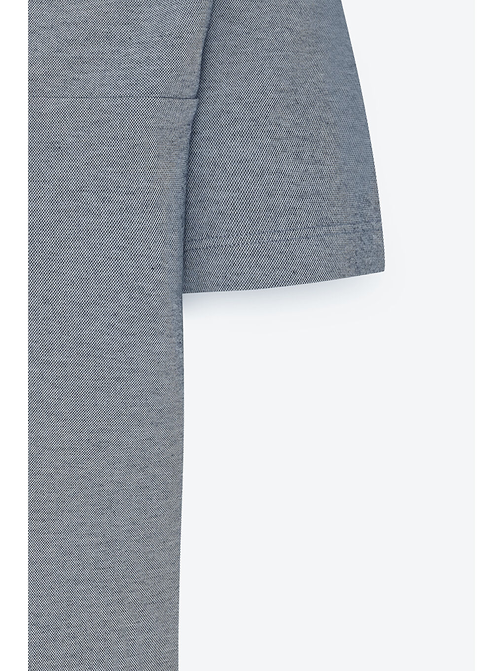 Erkek Lacivert Slim Fit Dar Kesim Pamuklu Polo Yaka Tişört-7