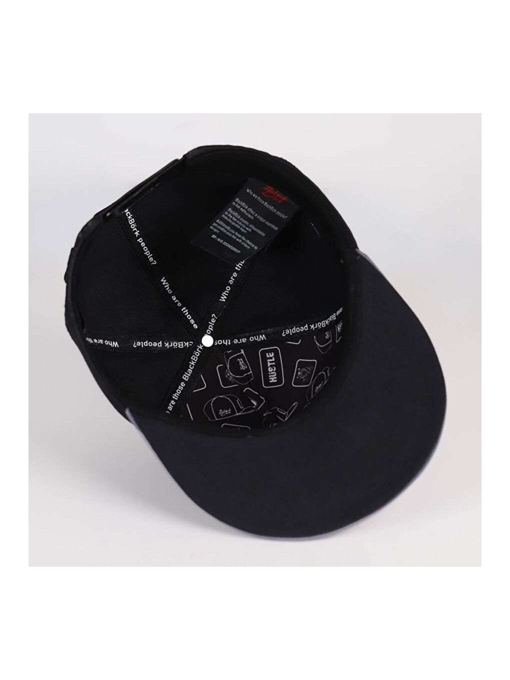 Kamuflaj Logolu Gri-Siyah Hip Hop Şapka-4