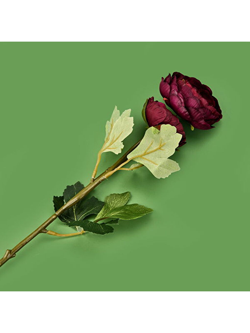 Deco Rose Dal Çiçek - Koyu Mor - 66 cm-1