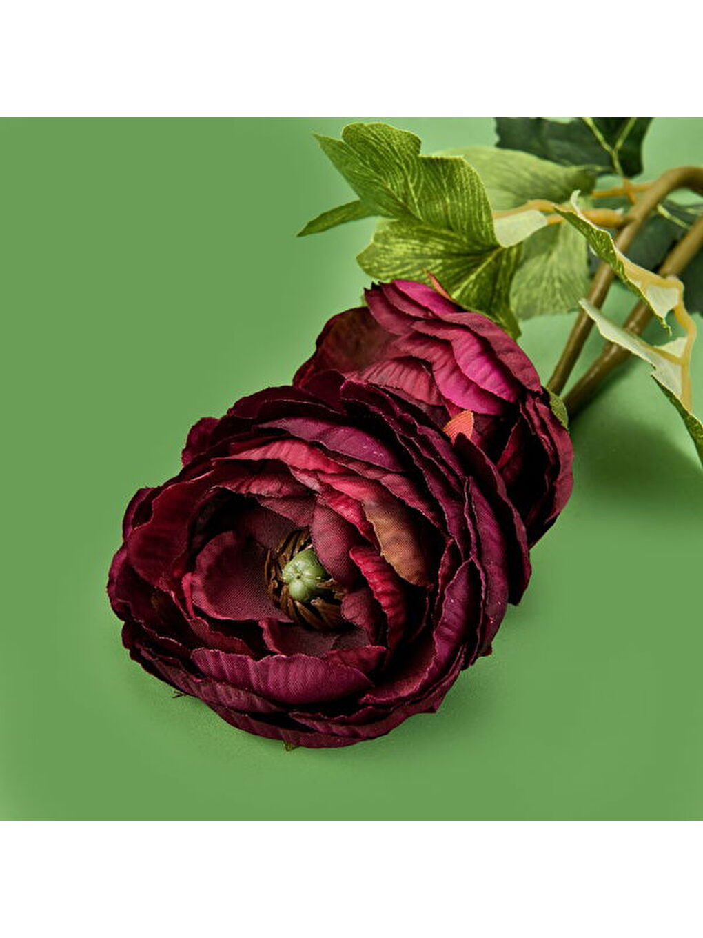 Deco Rose Dal Çiçek - Koyu Mor - 66 cm-2