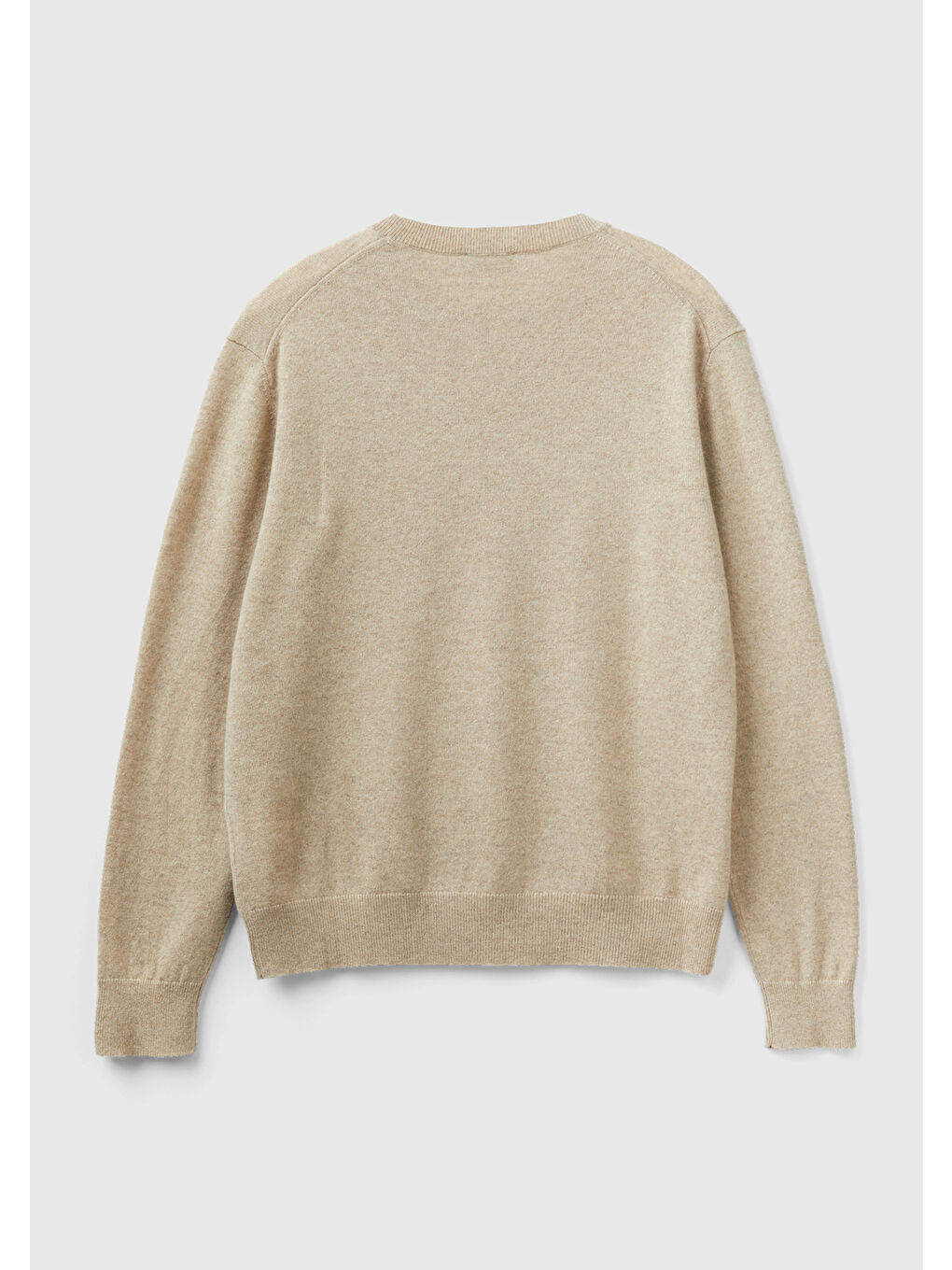 Kahverengi Erkek Sütlü Kahve %100 Kaşmir Kazak-1