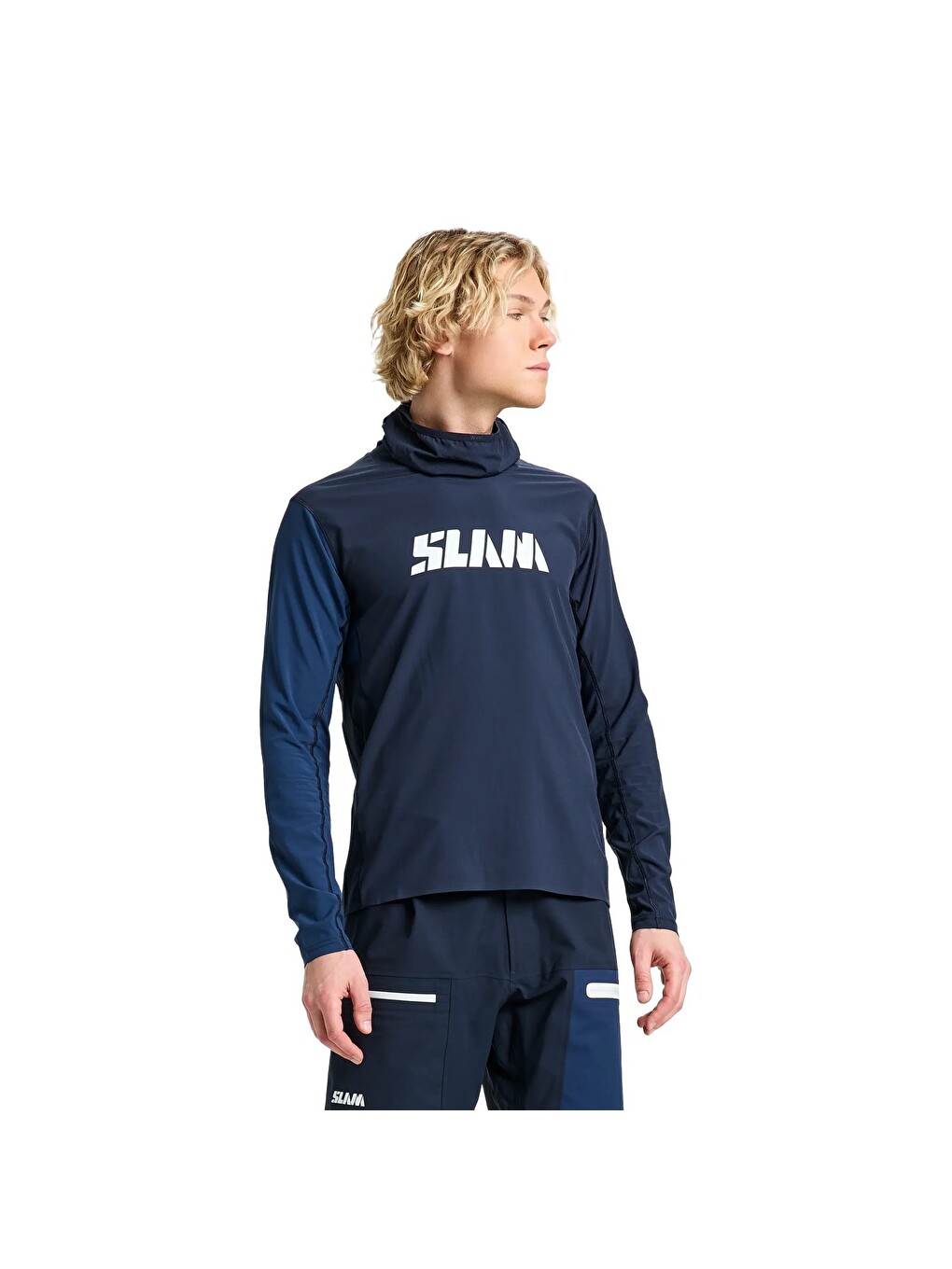 Lacivert Od Tech Hooded Erkek Mavi Tişört