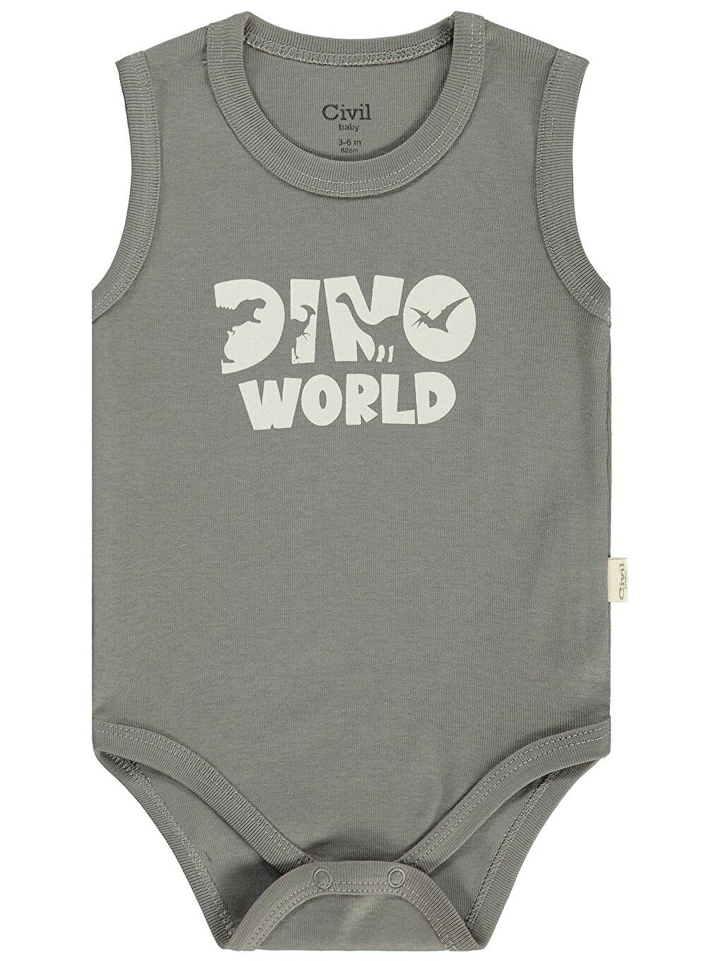 Baby Dinozor Empirmeli 5 Li 0-36 Ay Çıtçıtlı Badi - Yeşil 3-4 Yaş-9