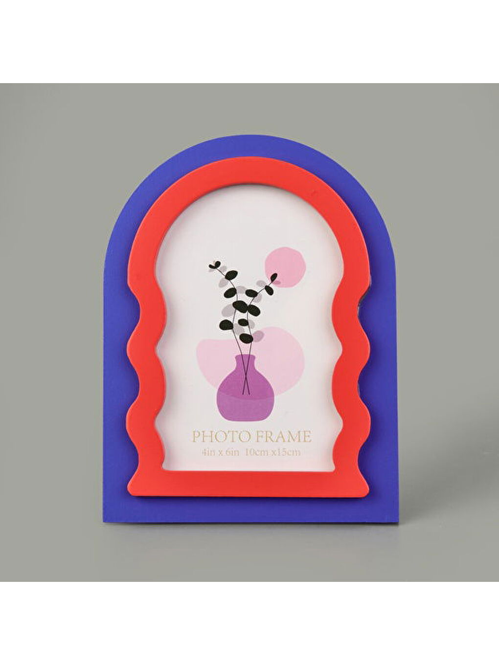 Deco Geo Fotoğraf Çerçevesi - Mavi - 10x15 cm