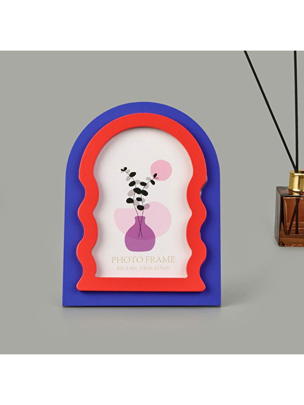 Deco Geo Fotoğraf Çerçevesi - Mavi - 10x15 cm-2