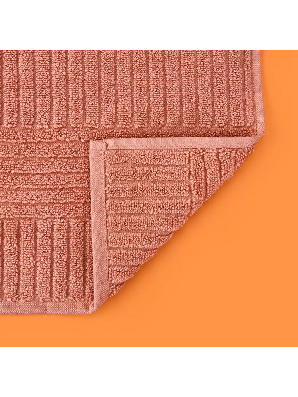 Pembe Soft Microcotton Yüz Havlusu - Gülkurusu - 50x90 cm-1