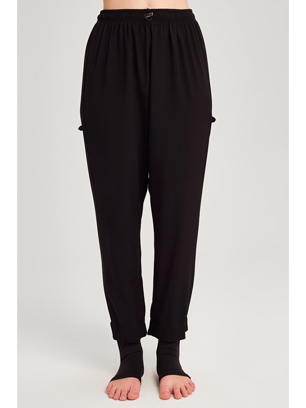 Esnek Dokuma Siyah Performans Serisi Yüzücü Pantolonu 3083