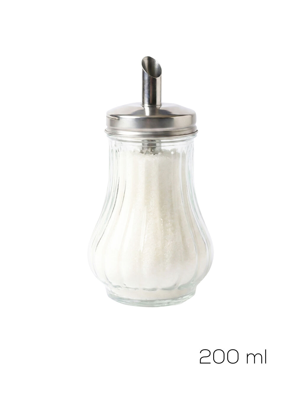 Renksiz DHZ90131 Cam Akıtmalı Salla Dök Şekerlik - Toz Şekerlik - 200ml-4