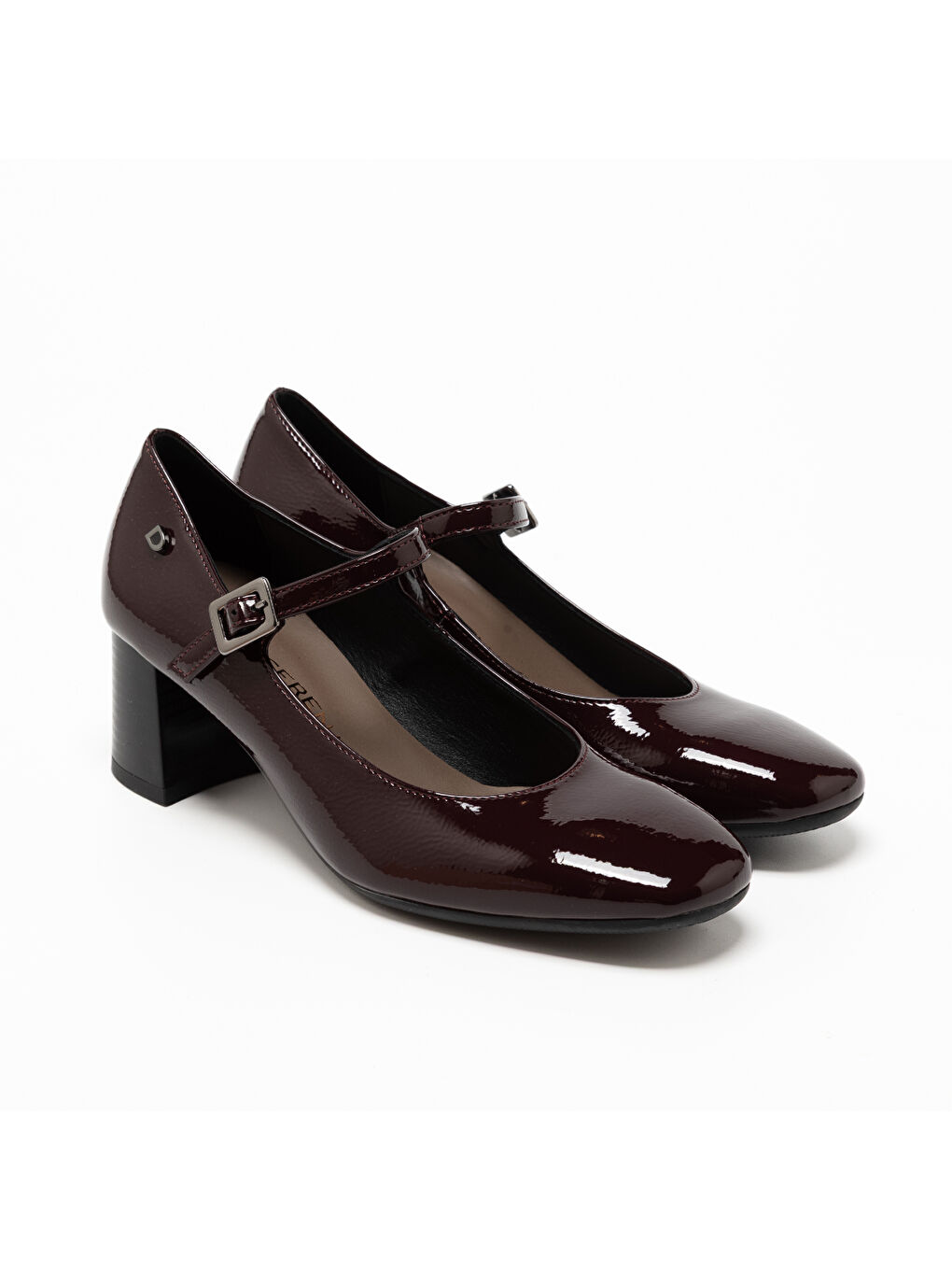 Bordo Kadın Klasik Ayakkabı 235743DS 5743DS SLIDE Naplack Bordeaux-2