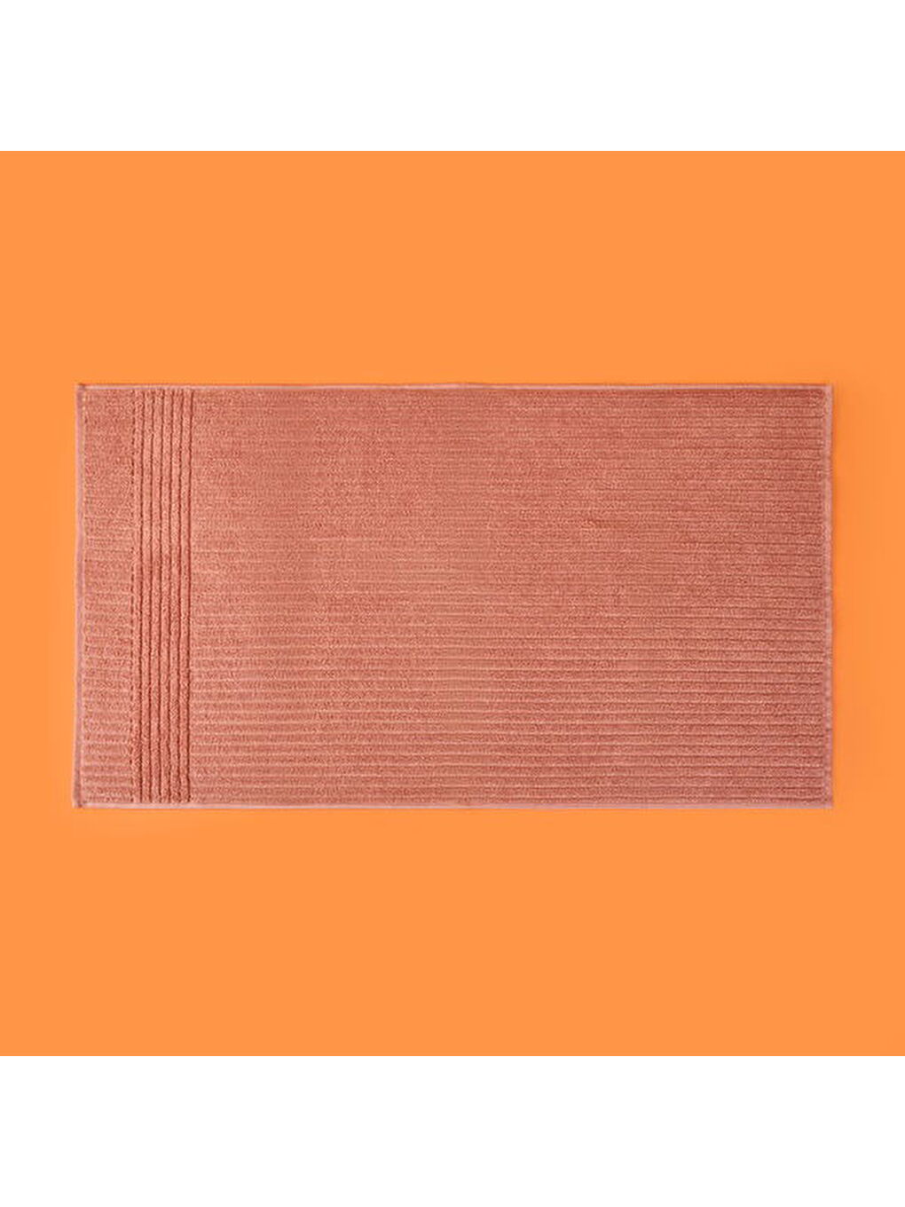Pembe Soft Microcotton Yüz Havlusu - Gülkurusu - 50x90 cm-3
