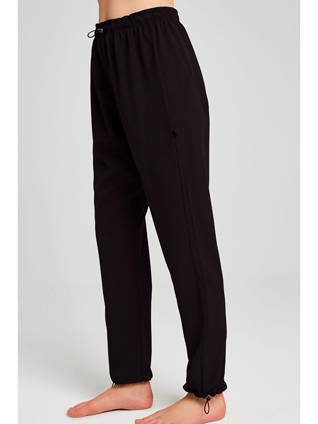 Esnek Dokuma Siyah Yüzücü Pantolonu 2959-1