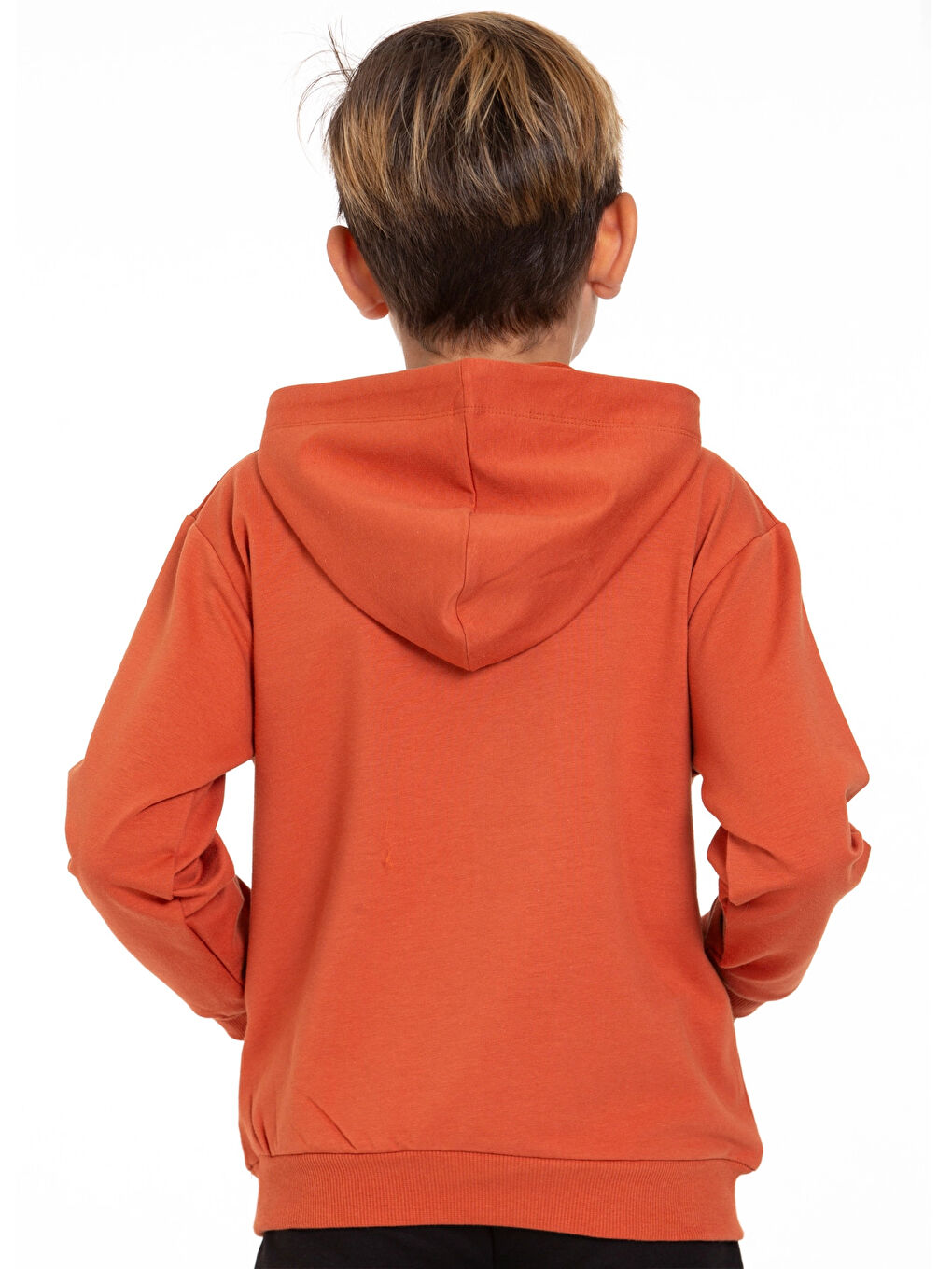 Kahverengi Superior Team Nakışlı Fermuarlı Sweat 54405-4