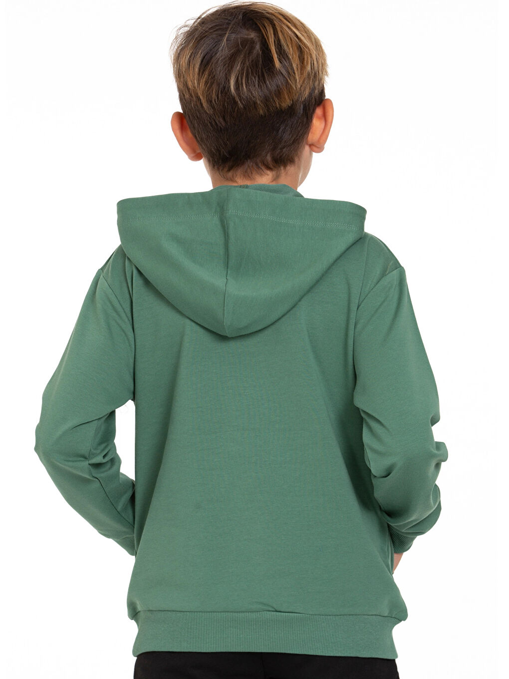 Haki Superior Team Nakışlı Fermuarlı Sweat 54405-4