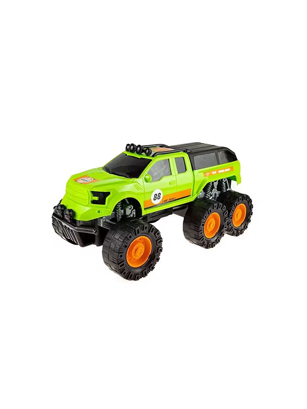 CAN-EM Canem Oyuncak Kabinli Of Road Jeep Sürtmeli Oyuncak Yeşil - 3