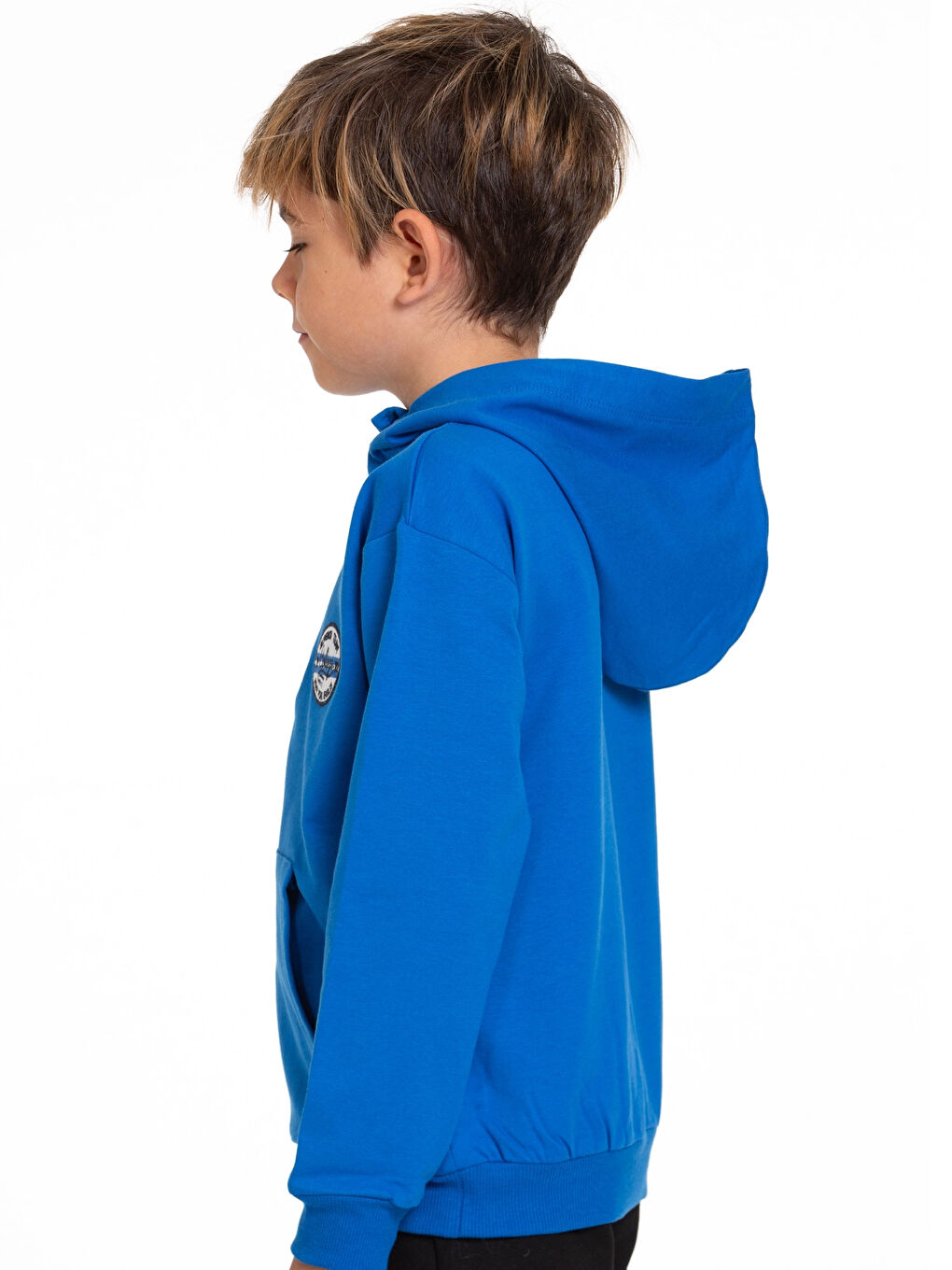 Mavi Superior Team Nakışlı Fermuarlı Sweat 54405-4