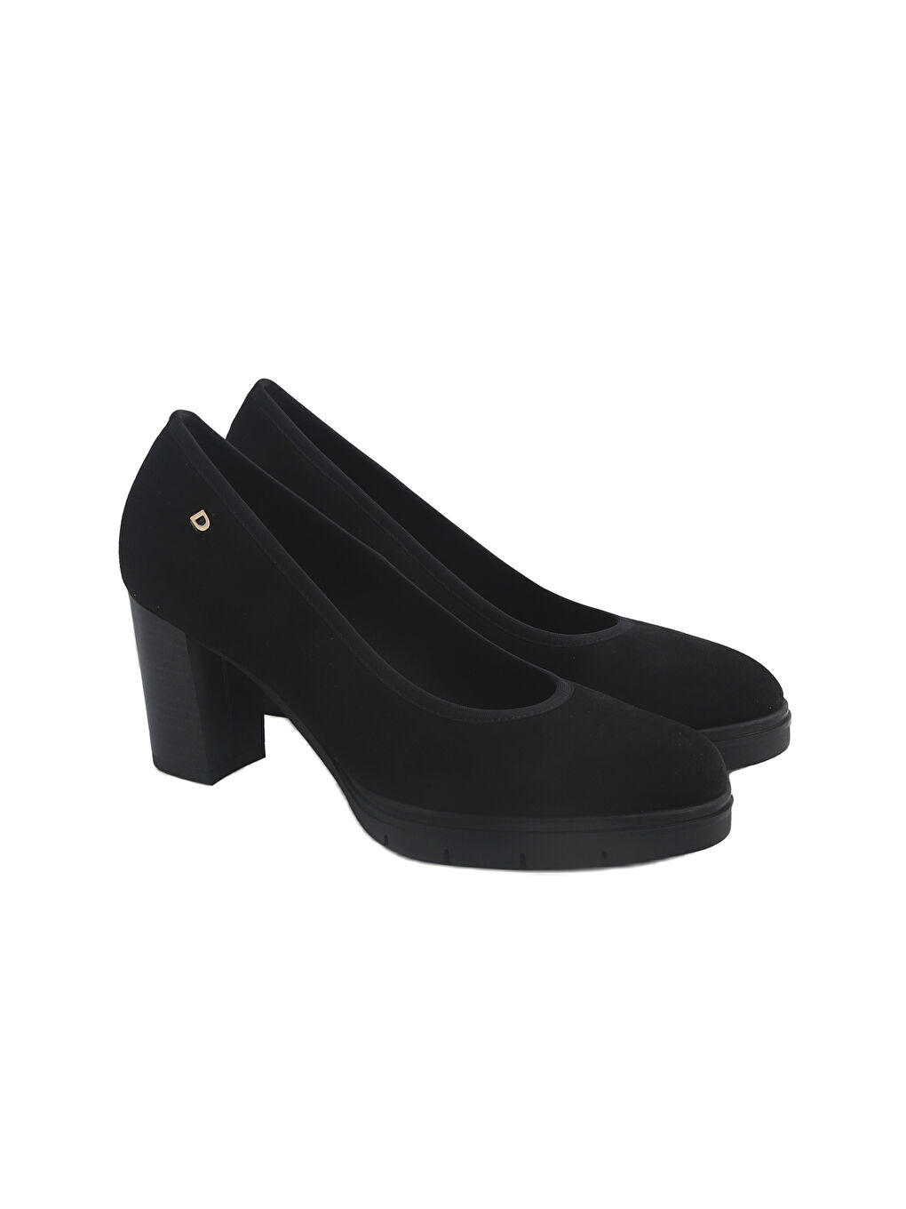 Siyah Kadın Topuklu / Stiletto 483700DS 3700DS Camoscio Nero-1