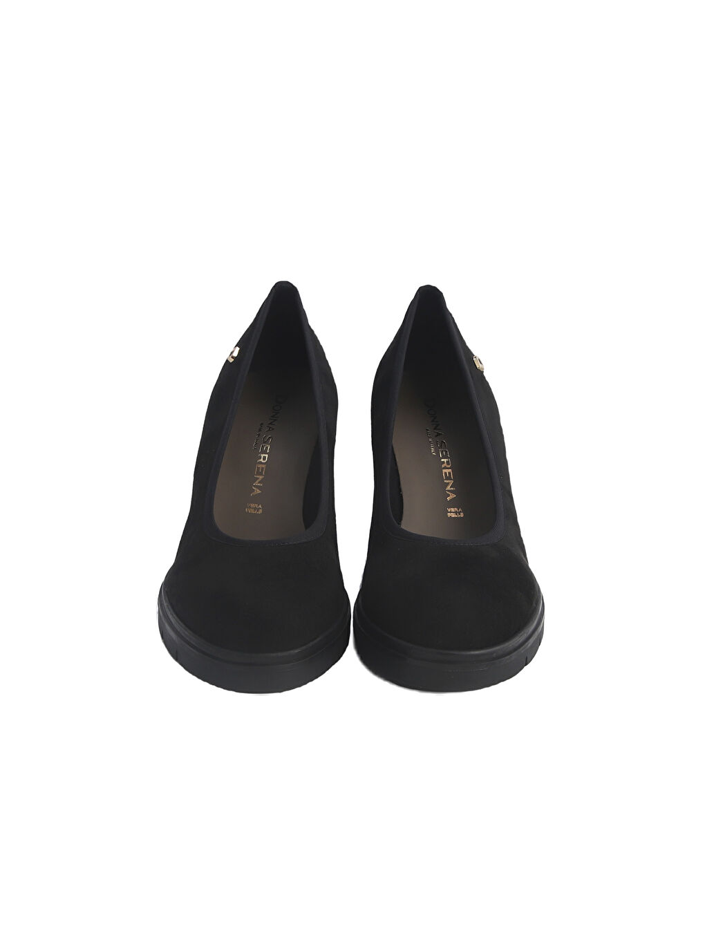 Siyah Kadın Topuklu / Stiletto 483700DS 3700DS Camoscio Nero-2