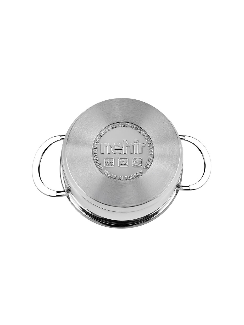 Gri Silver 6 Parça Paslanmaz Çelik Mini Tencere Seti (12-14-16 cm)-5