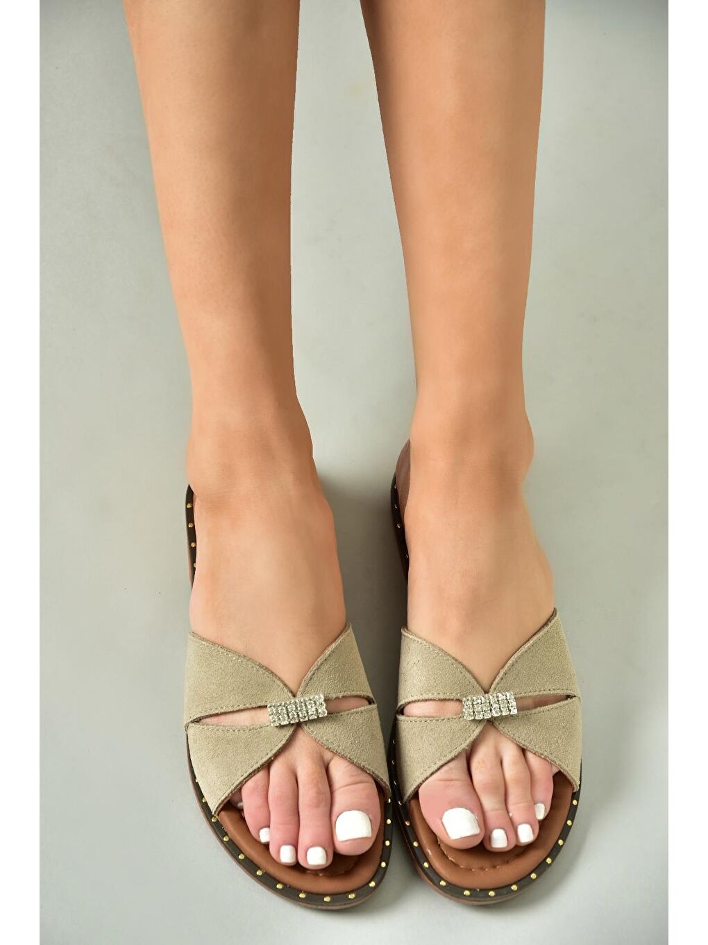 U2912900 Bej Kadın Terlik-2