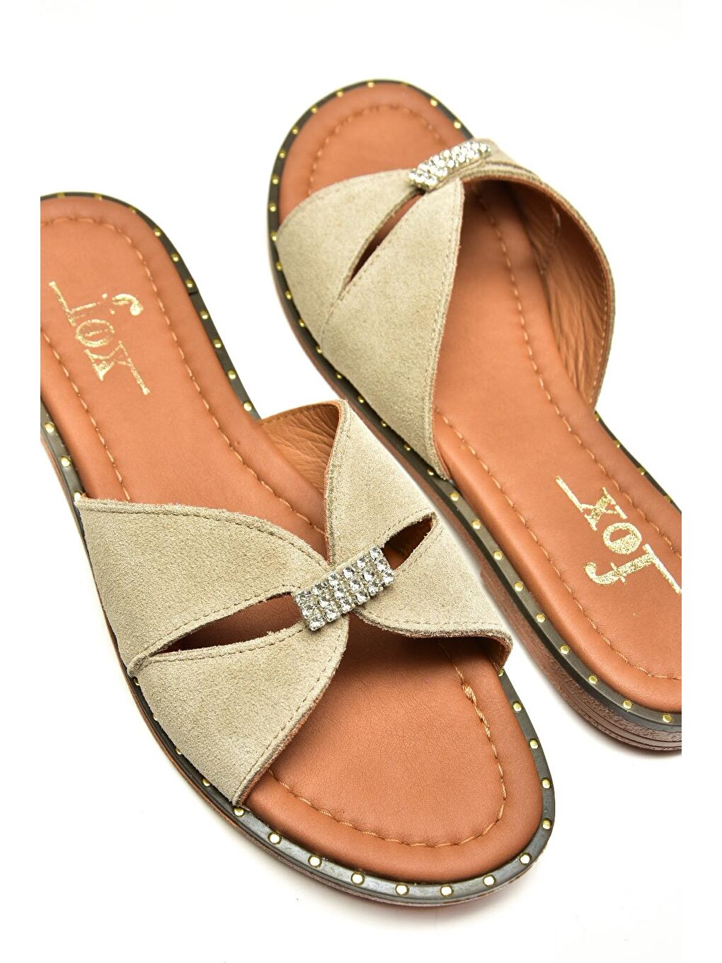 U2912900 Bej Kadın Terlik-3