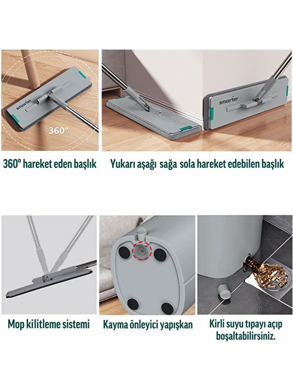 Aqua Jet Temizlik Seti - Gri-4