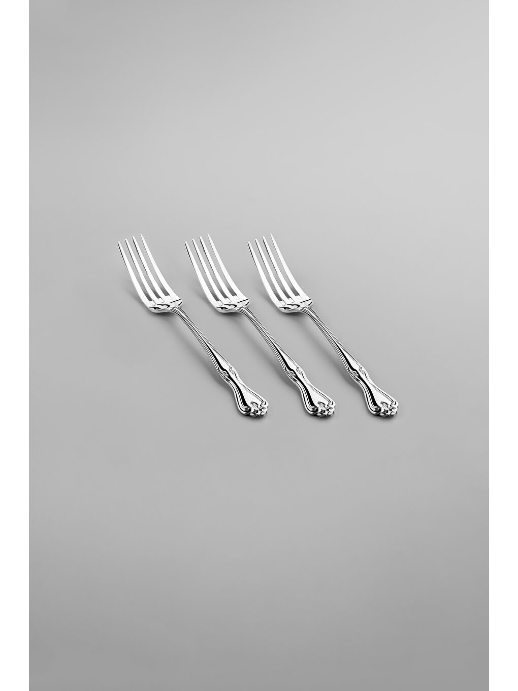 Gri Lalezar Sade 6 Kişilik 18 Parça Kutulu Çatal Kaşık Bıçak Takımı-4