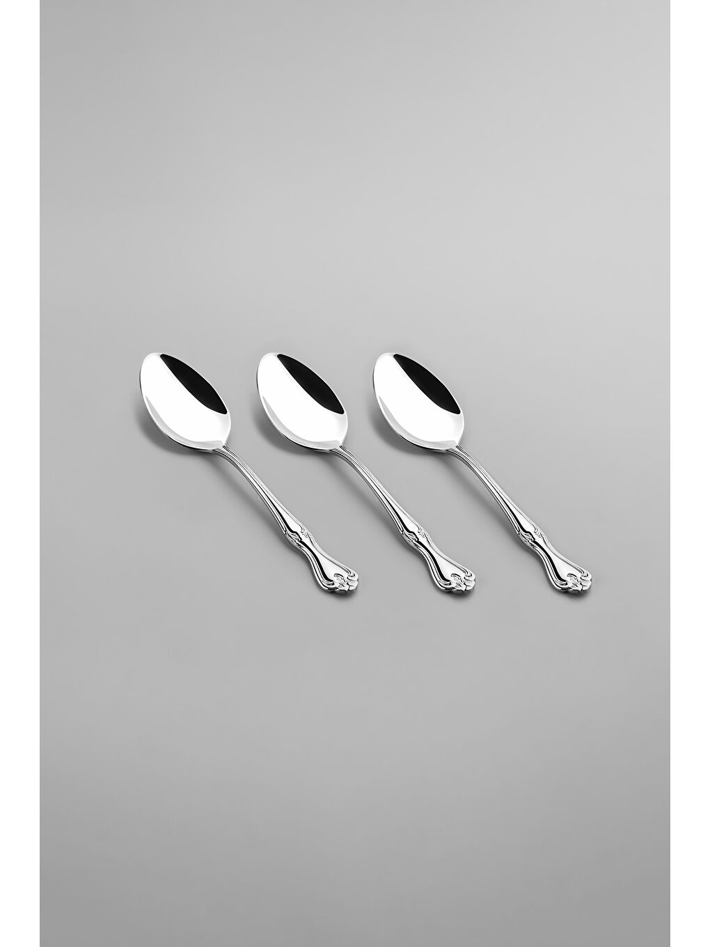 Gri Lalezar Sade 6 Kişilik 18 Parça Kutulu Çatal Kaşık Bıçak Takımı-5