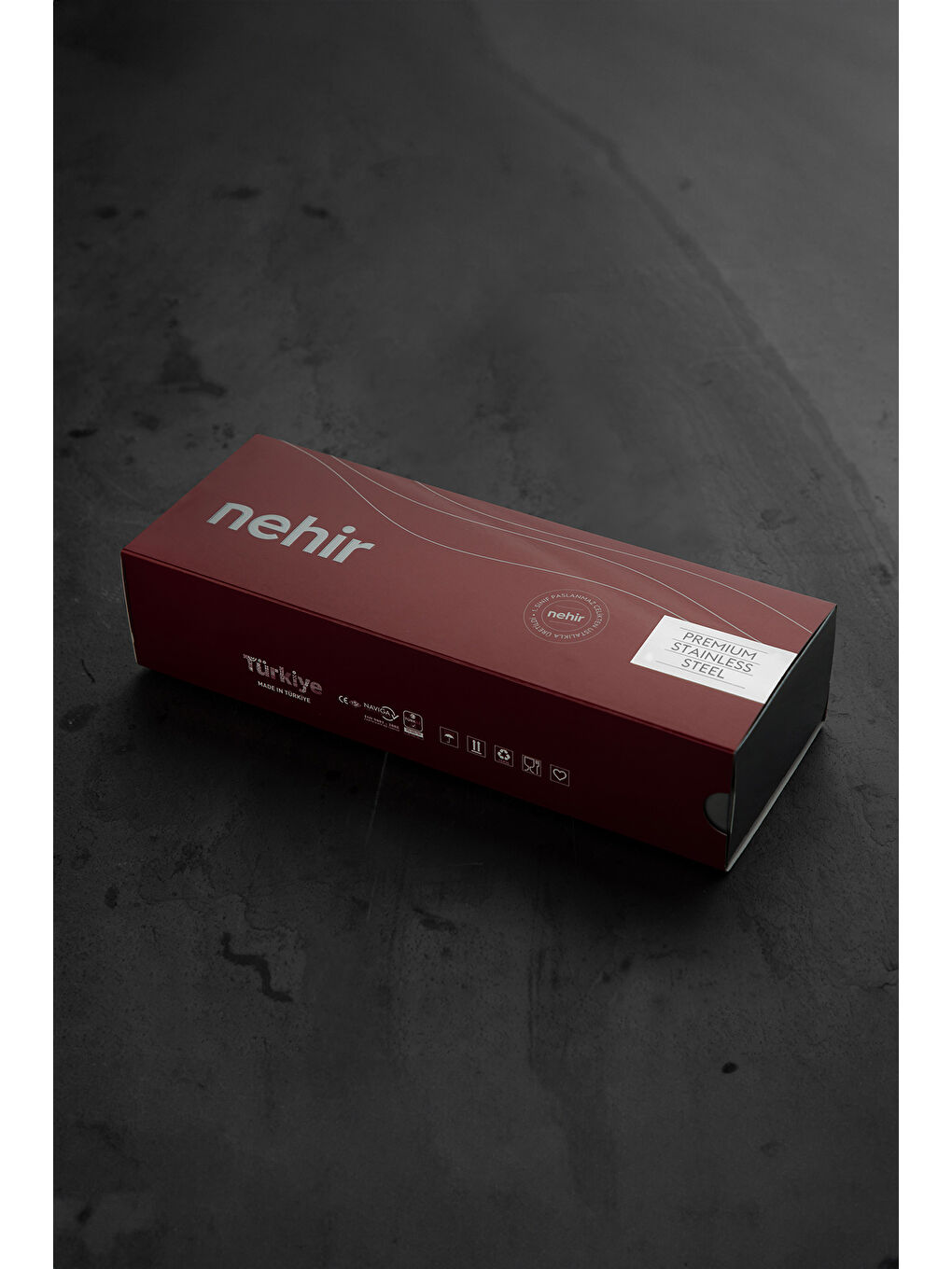 Gri Lalezar Sade 6 Kişilik 18 Parça Kutulu Çatal Kaşık Bıçak Takımı-6