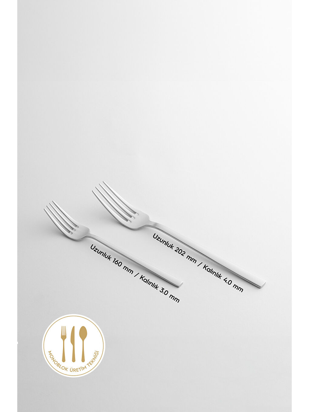 Gri Dalyan Sade 12 Kişilik 60 Parça Kutulu Çatal Kaşık Takımı-5
