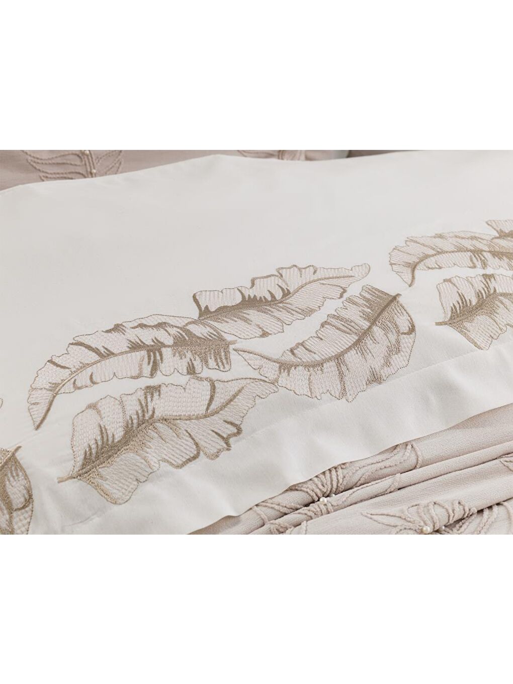 Kahverengi Çeyizdiyarı Trend 10 Parça Gelin Seti Cappucino-2