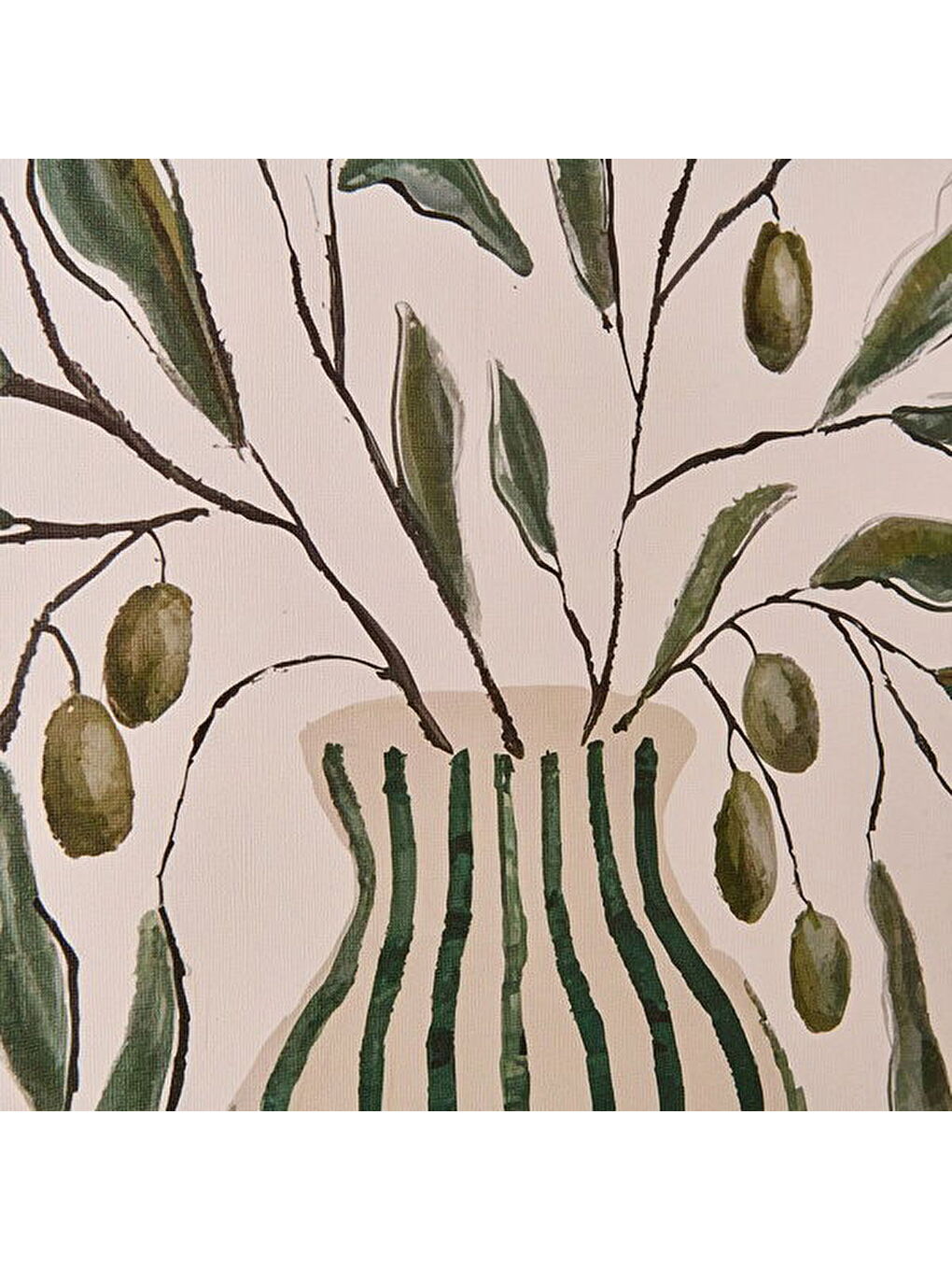 Deco Green Culture Olive Kanvas Tablo - Yeşil - 90x60 cm-2