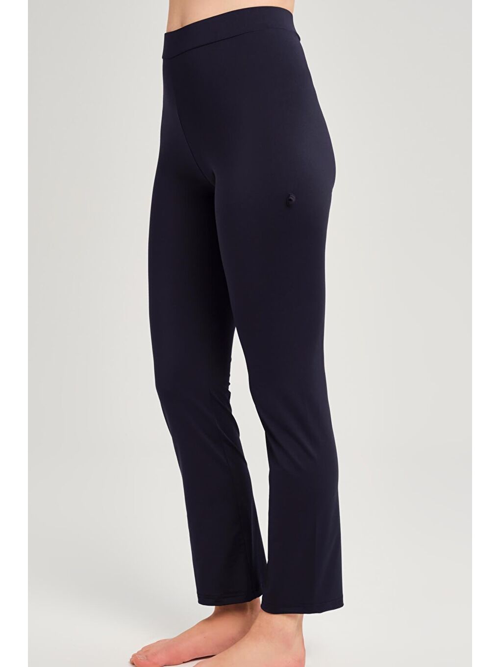 Lacivert Boru Paça Yüzücü Taytı 3084-1