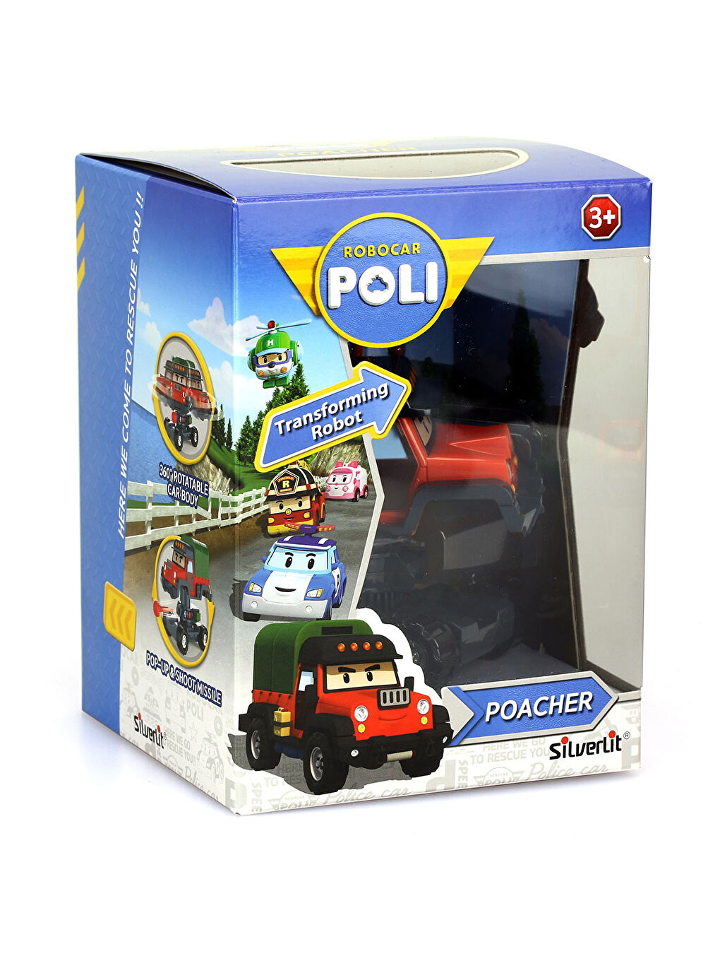 Robocar Poli Hareketli Figür - Poacher-1