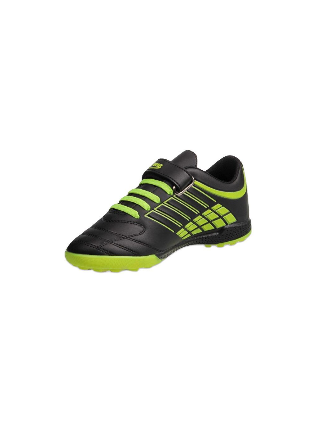 M.P ONE Siyah SpeedStep AG Çocuk Velcro Siyah Halı Saha Futbol Ayakkabısı - 3