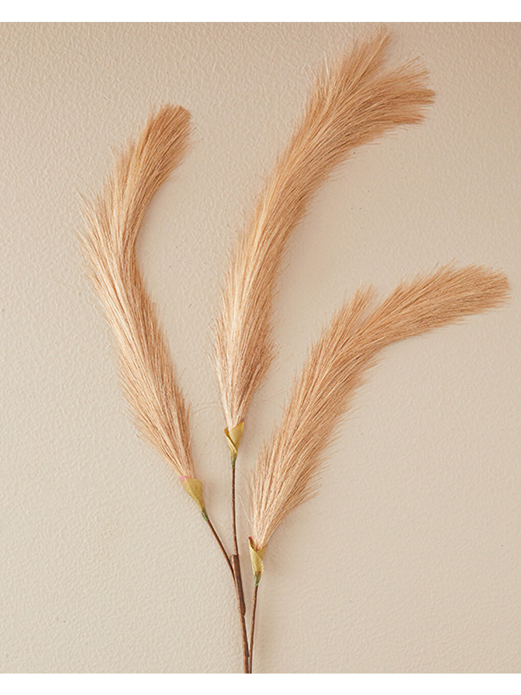 Ekru Grassy Tek Dal Yapay Çiçek Krem-1