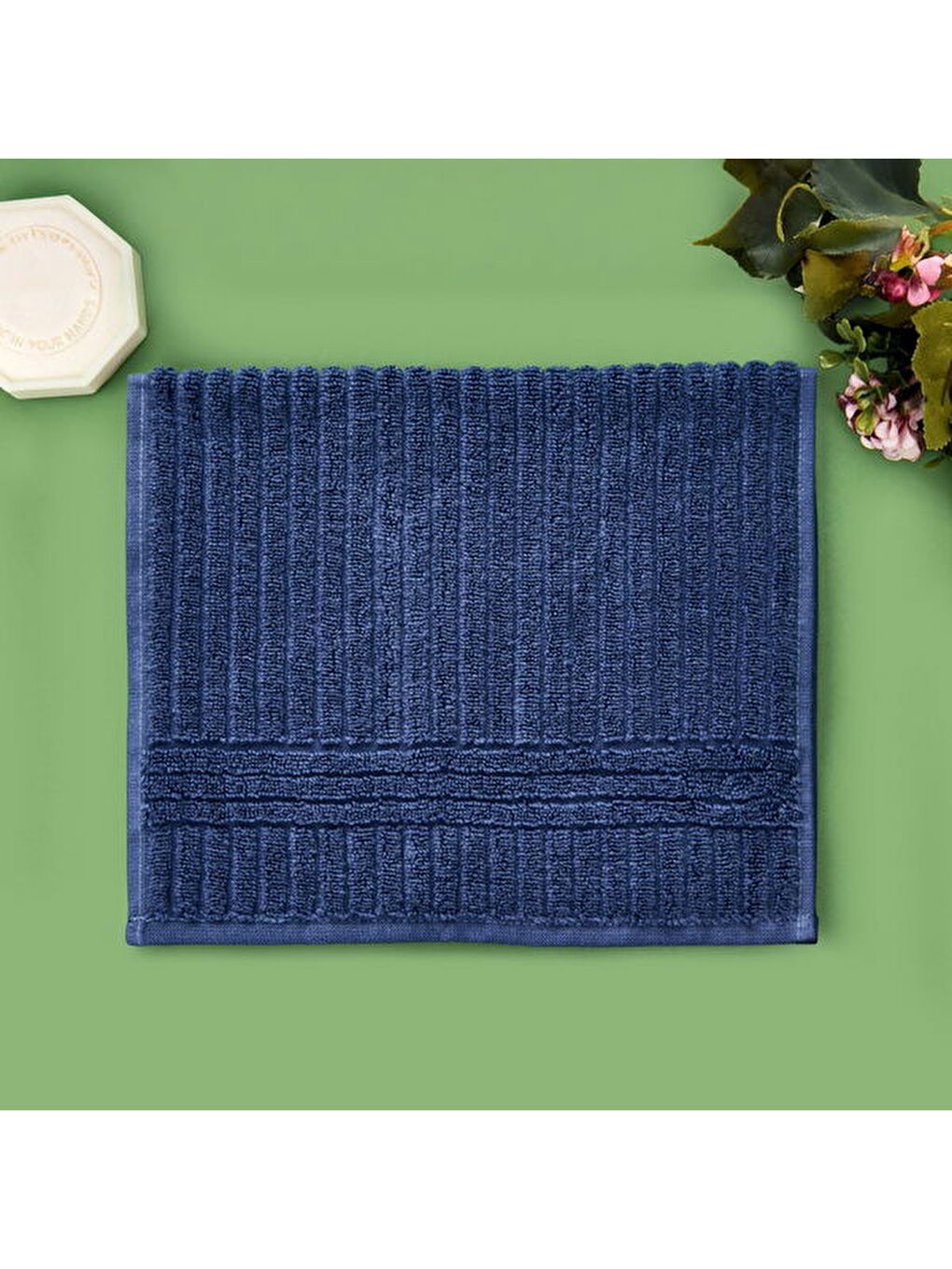 Soft Microcotton El Havlusu - Lacivert - 30x50 cm