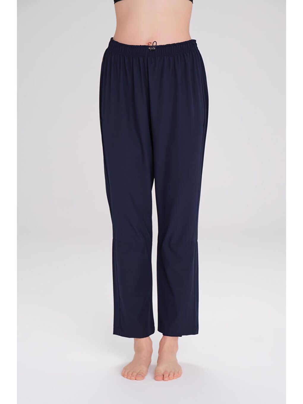Esnek Dokuma Lacivert Açılmayı Önleyici Taytlı Yüzücü Pantolonu 3087-2