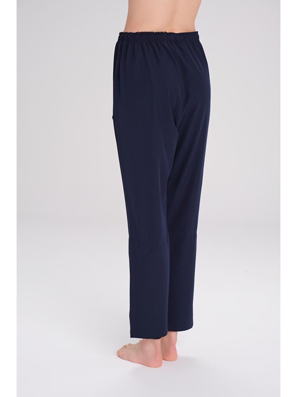 Esnek Dokuma Lacivert Açılmayı Önleyici Taytlı Yüzücü Pantolonu 3087-3