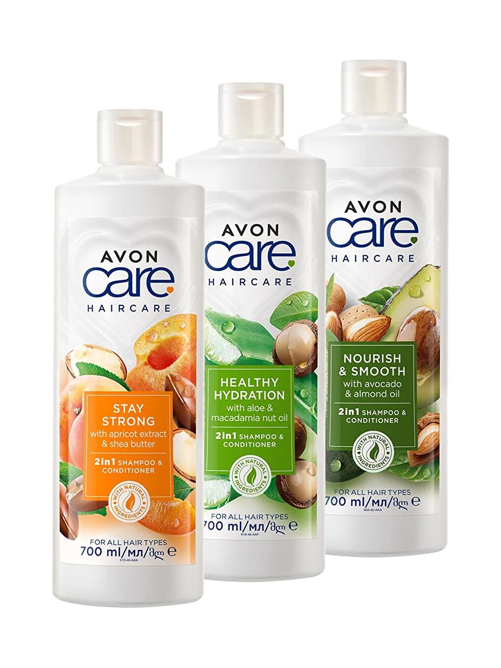 AVON Care Avokado, Aloe Vera, Kayısı Özü İçeren Şampuan ve Saç Kremi Paketi