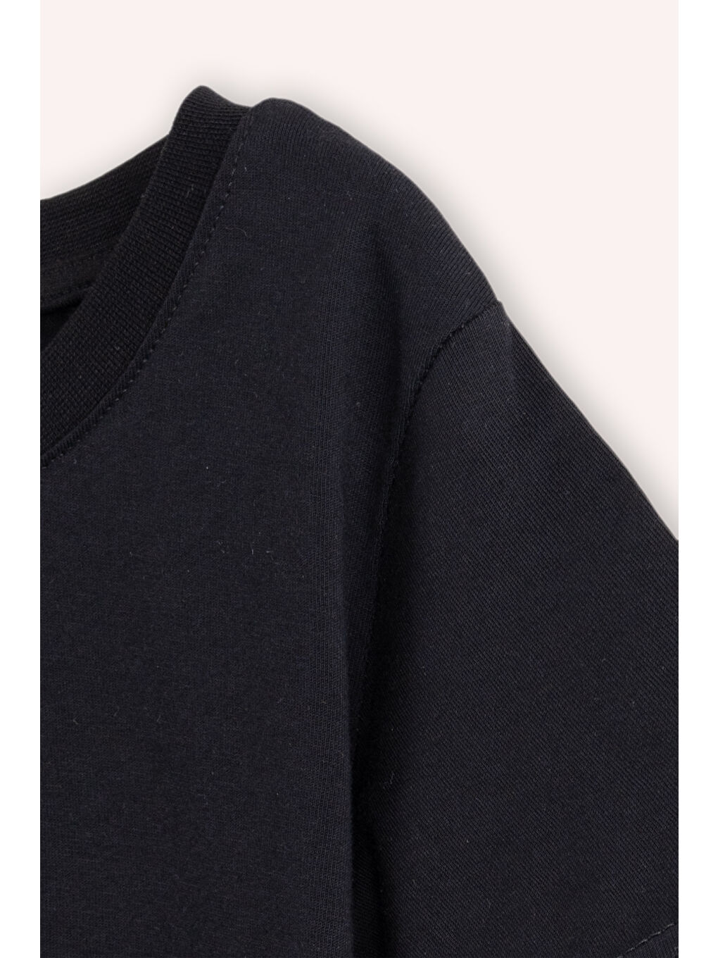 Siyah Erkek Çocuk T-Shirt-1