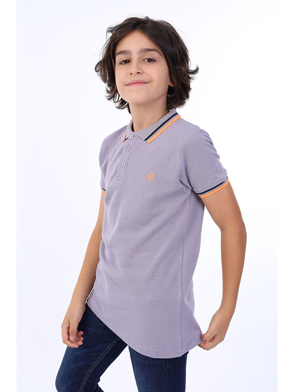 Gri Erkek Çocuk Tişört-3