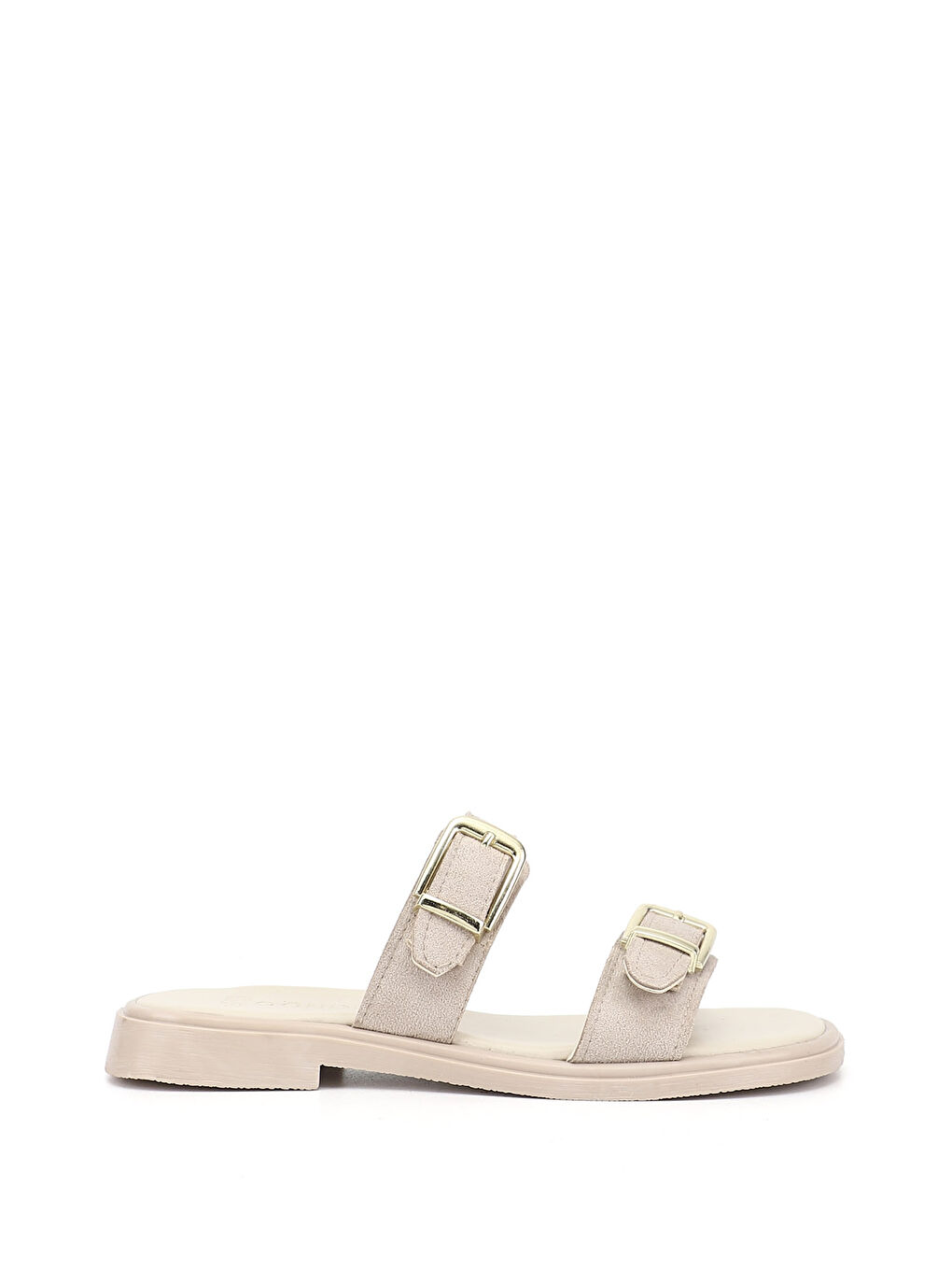 Bej Kadın BEJ Tokalı Günlük Terlik