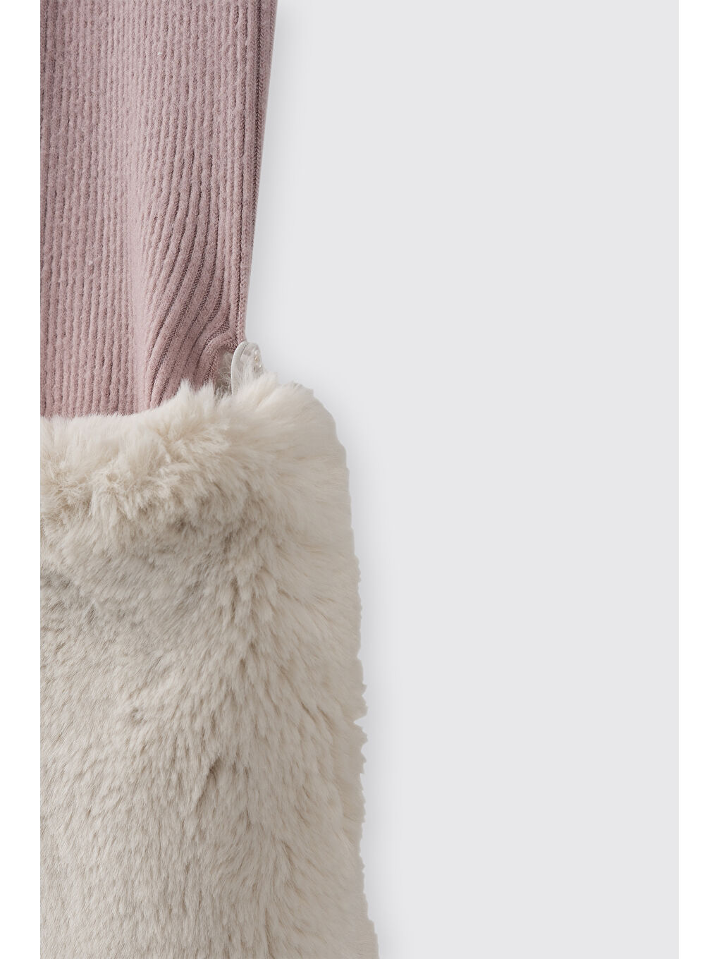 Kız Çocuk Yumuşak Dokulu Tayt Pembe-1