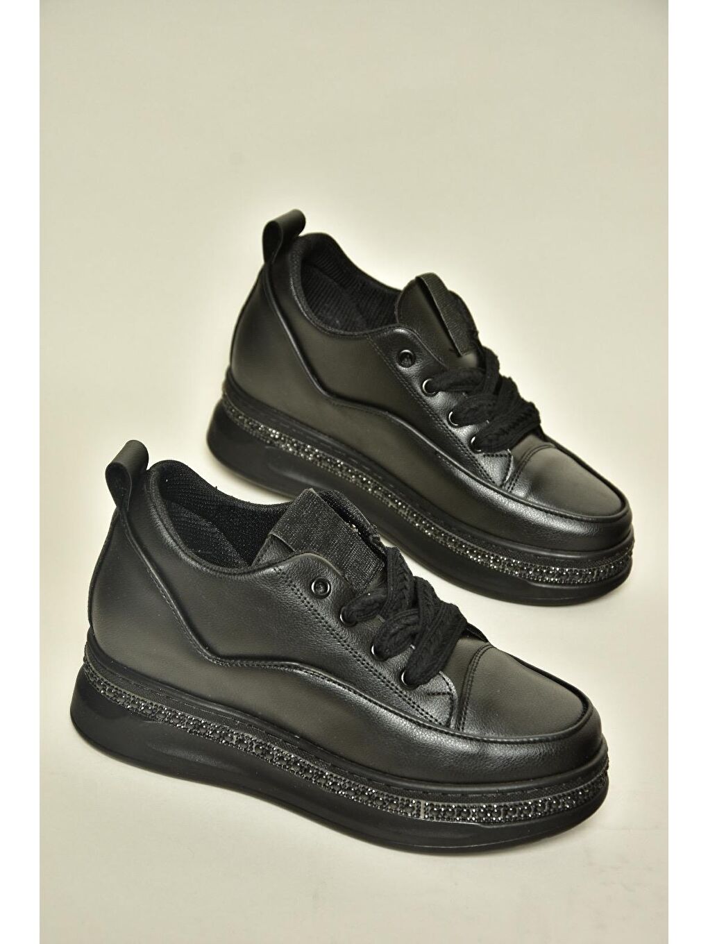 S6020087 Siyah Kadın Sneakers-6