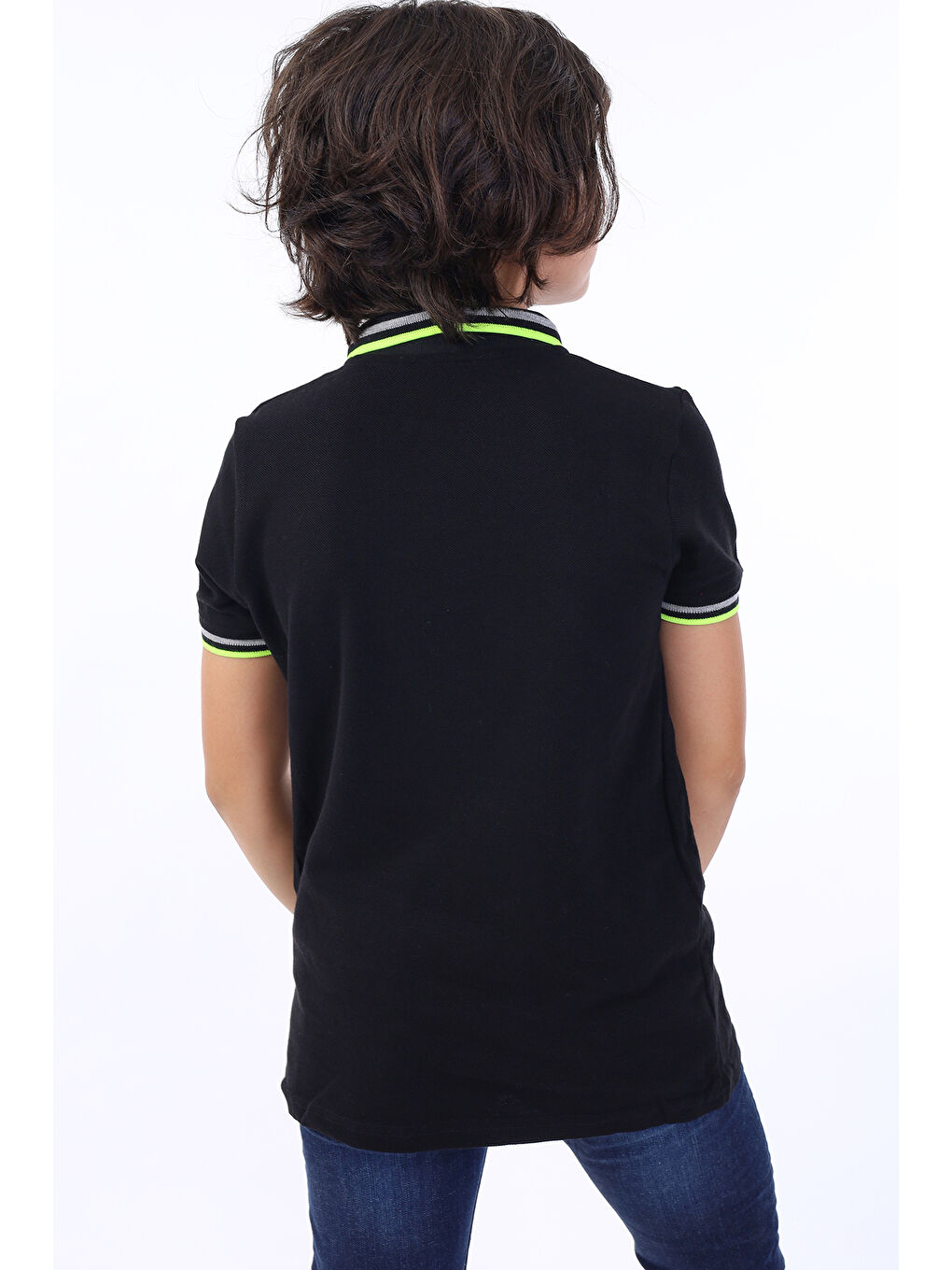 Siyah Erkek Çocuk Tişört-1