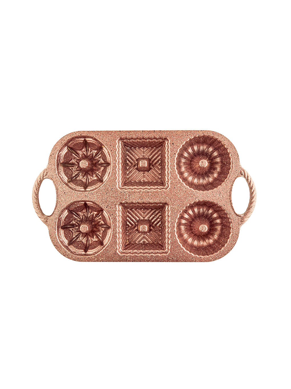 Sarı Valeria Rose Gold 6'lı Döküm Kek Kalıbı-2